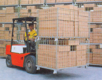 Πτυσσόμενα κλουβιά 300kg αποθήκευσης καλωδίων στην ικανότητα φόρτωσης 1500kg